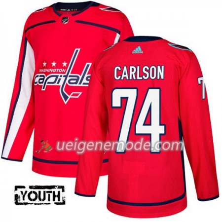 Kinder Eishockey Washington Capitals Trikot John Carlson 74 Adidas 2017-2018 Rot Authentic